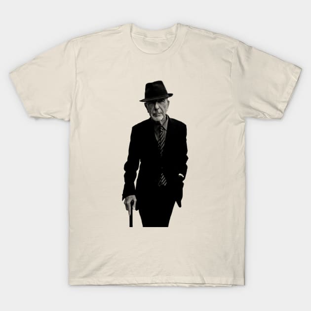 Leonard Cohen /// Vintage Style T-Shirt by Finainung